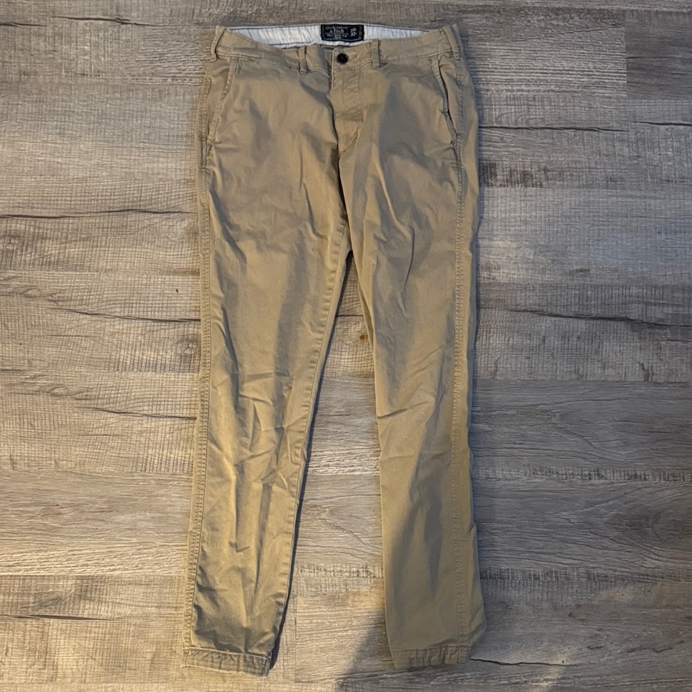 Abercrombie & Fitch Tan Chino Pants 30x32